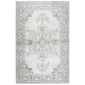 Rizzy Home Alora Decor Swagger 6'7" X 9'6" Motif Distress Natural/Beige/Gray Area Rug