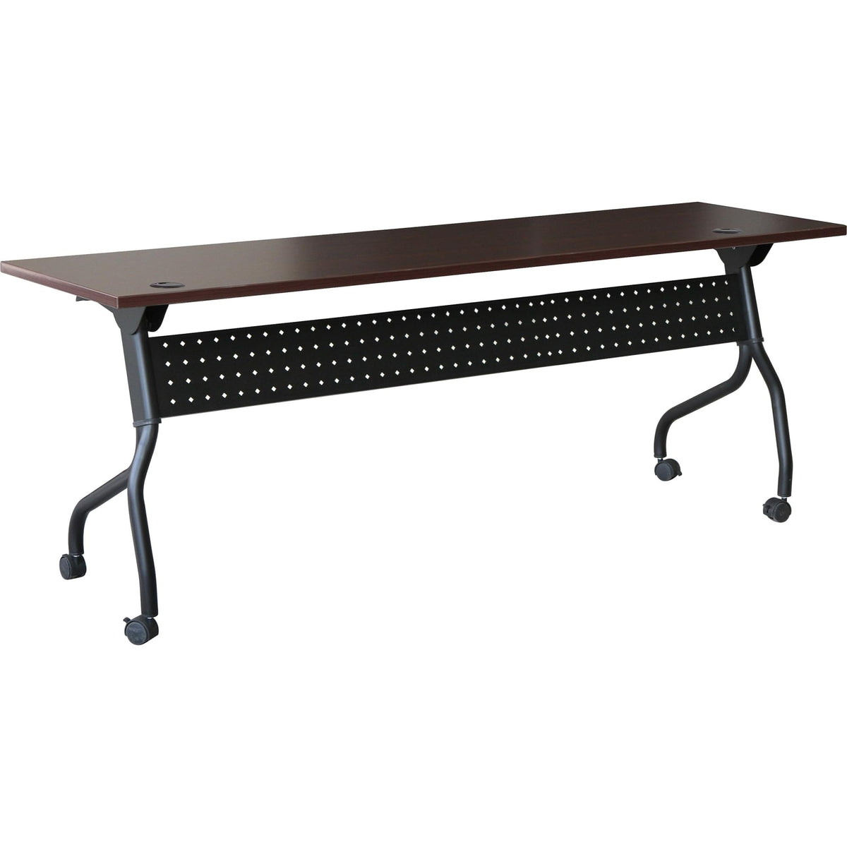 Lorell Llr59514 Mahogany Flip Top Training Table