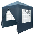 Outvita 6.5X6.5Ft Pop Up Canopy Tent, Outdoor Instant Shelter Folding Canopy With 4 Side Walls And Carry Bag For Commercial Even