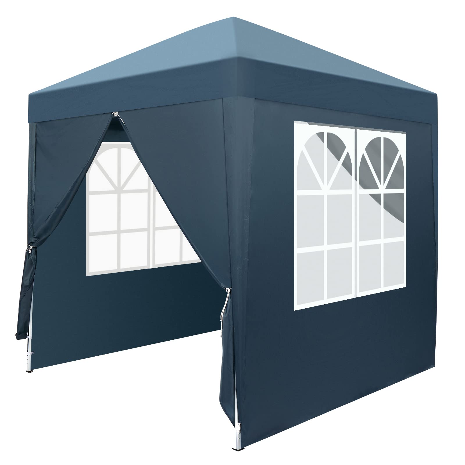 Outvita 6.5X6.5Ft Pop Up Canopy Tent, Outdoor Instant Shelter Folding Canopy With 4 Side Walls And Carry Bag For Commercial Even