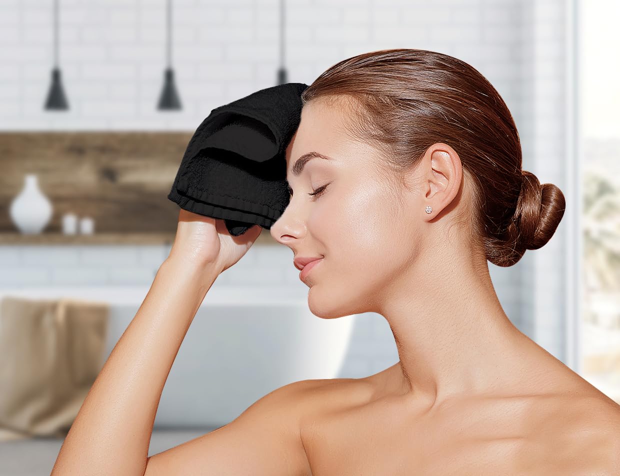 Avalon Towels Cotton Washcloths - (Pack Of 60) Size 12X12 Inches, 100% Ring Spun Cotton, Absorbent, Soft Face Towels, Gym Towels