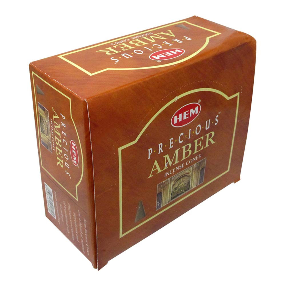 Precious Amber Incense Cones And Cone Incense Burner Bundle Insence Insense Hem Incense