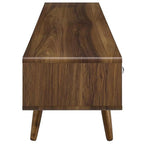 Modway Transmit 70" Media Console Wood Tv Stand, 70 Inch, Walnut White