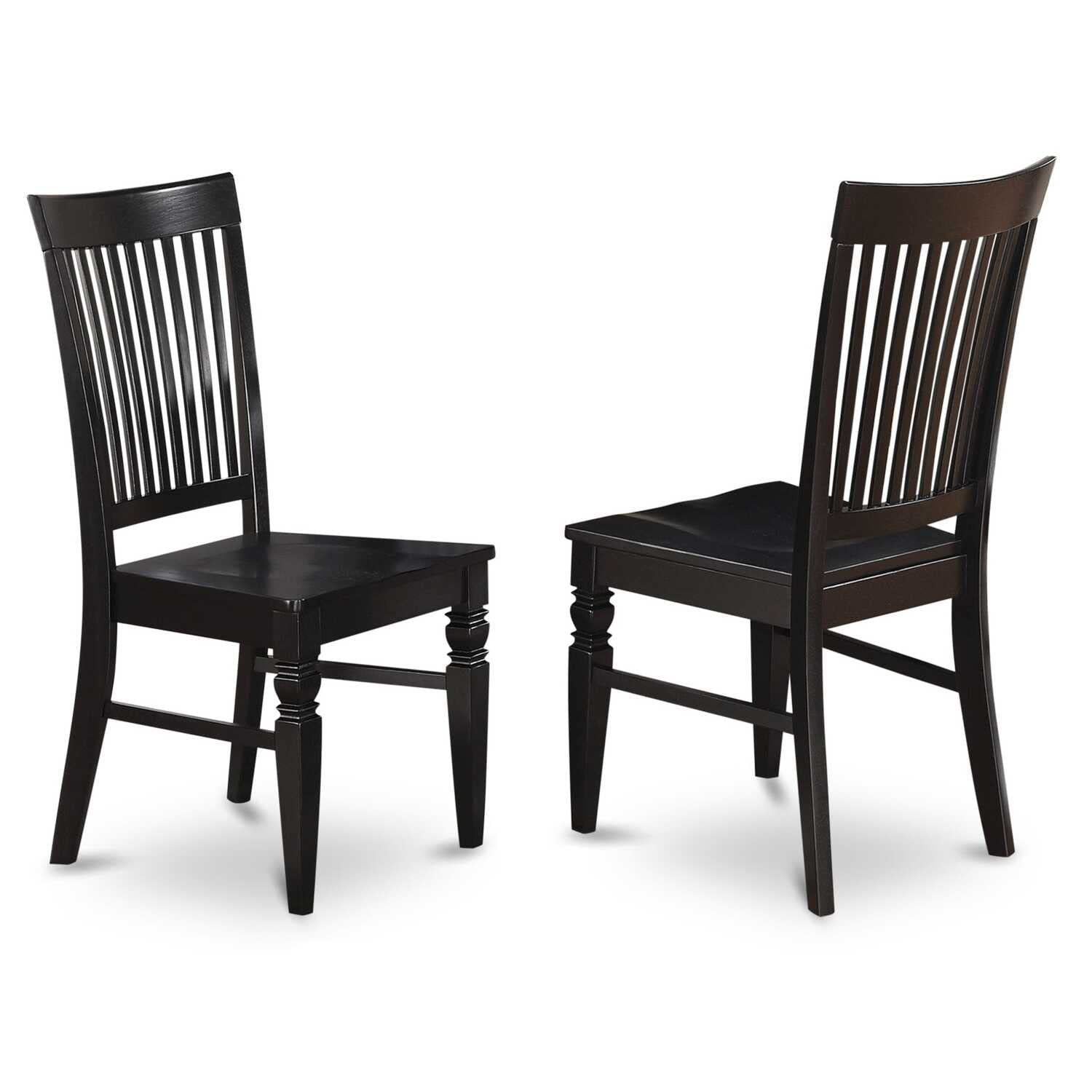 East West Furniture Amni3-Bch-C 3 Piece Dinette Set For Small Spaces Contains A Round Kitchen Table With Pedestal And 2 Linen Fabric Upholstered Dining Chairs, 36X36 Inch, Black & Cherry