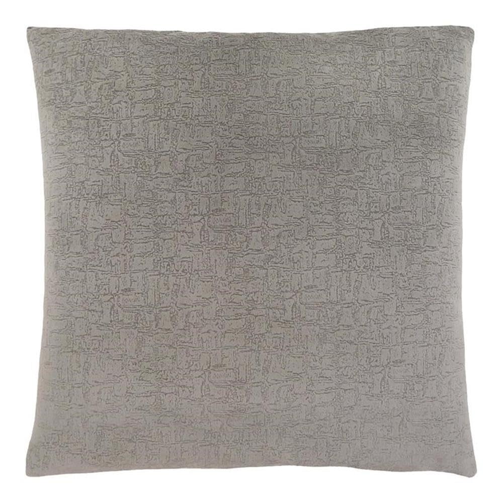 Monarch Specialties I 9272 Decorative Throw Pillow Mosaic Velvet 18"x18" Grey