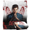Dexter Blood Never Lies Officially Licensed Silky Touch Super Soft Throw Blanket 50' X 60'