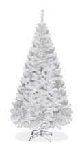 Happygrill 6FT Artificial Christmas Tree with Solid Metal Stand, PVC Material 650 Branches Christmas Tree