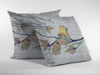 HomeRoots 18' Light Green Sparrow Suede Throw Pillow