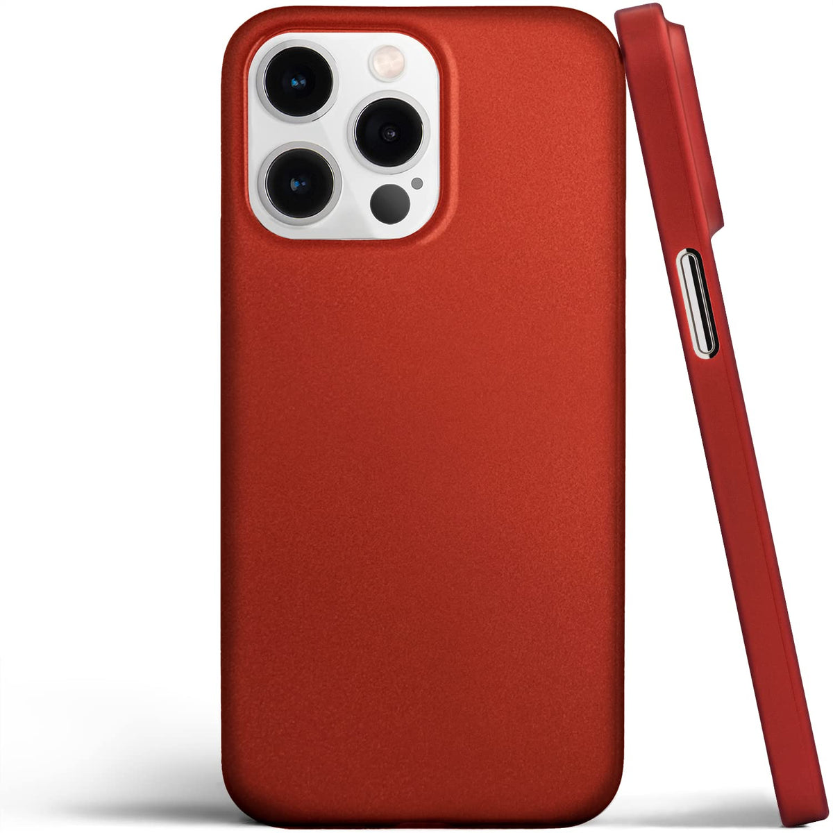 Totallee Thin Iphone 14 Pro Max Case, Thinnest Cover Ultra Slim Minimal - For Apple Iphone 14 Pro Max (2022) (Red)