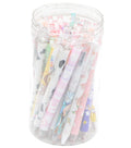 Yikangheng 30 Pcs Fine Point Cute Pens With A Pen Holder, 0.5Mm 30 Different Random Styles Black Ink Kawaii Gel Pens For Office,