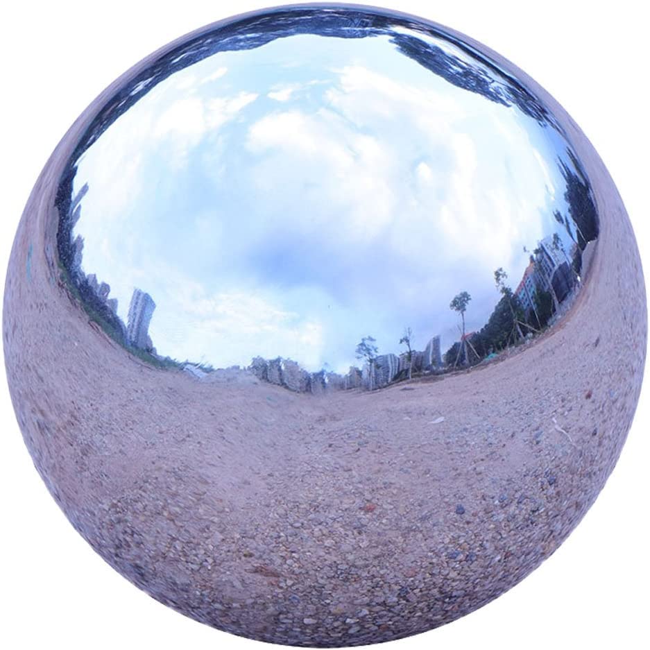 Gazing Balls For Garden, Home Outdoor Hollow Sphere Stainless Steel Gazing Globe Mirror Ball (4.7 Inch)