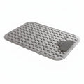 MERISHOPP Suction Cup Shower Mat Water Draining Anti Slip Shower Mat LongLasting, 60x90cm