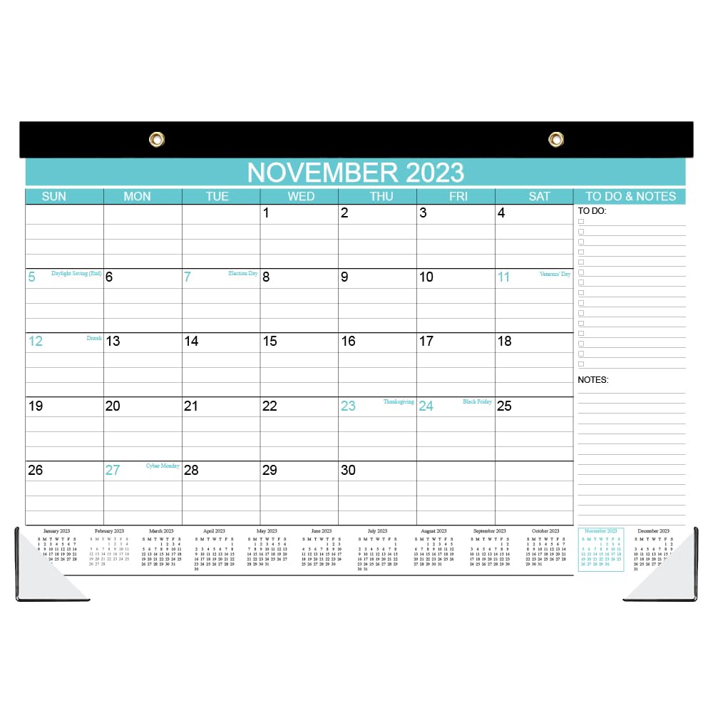 Desk Calendar 2024, Runs From Apr 2024 To Dec 2024, 2024 Desk Calendar With To-Do List, 12 Monthly Desktop Calendar, 17' X 12'