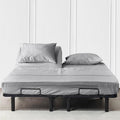 Js Sanders Collection 600Tc Flex Top Cal-King Sheets For Sleep Number Bed - 100% Cotton 4 Pcs Top Split Cal-King Sheets For Adju