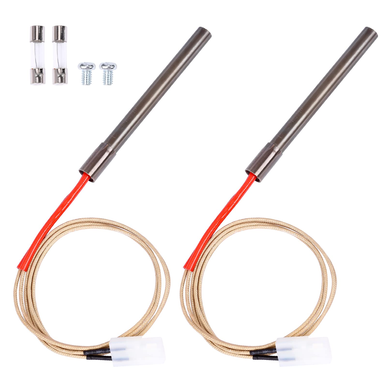 Qulimetal Grill Hot Rod Ignitor Kit Replacement Parts For Pit Boss Pellet Grills And Camp Chef Pellet Grills, Replacement Hot Ro