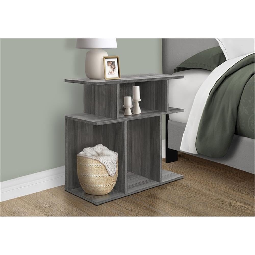 Monarch Specialties ACCENT TABLE, GREY