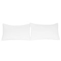 Stretch Pillowcases - Micro Jersey Knit & Ultra Soft, Standard Size - Set Of 2 Pillow Cases, White