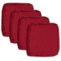 Sqodok Outdoor Cushion Covers 22X20, 4Pack Patio Cushion Covers Replacement Waterproof Cushion Seat Slicover For Sectional Sofa,