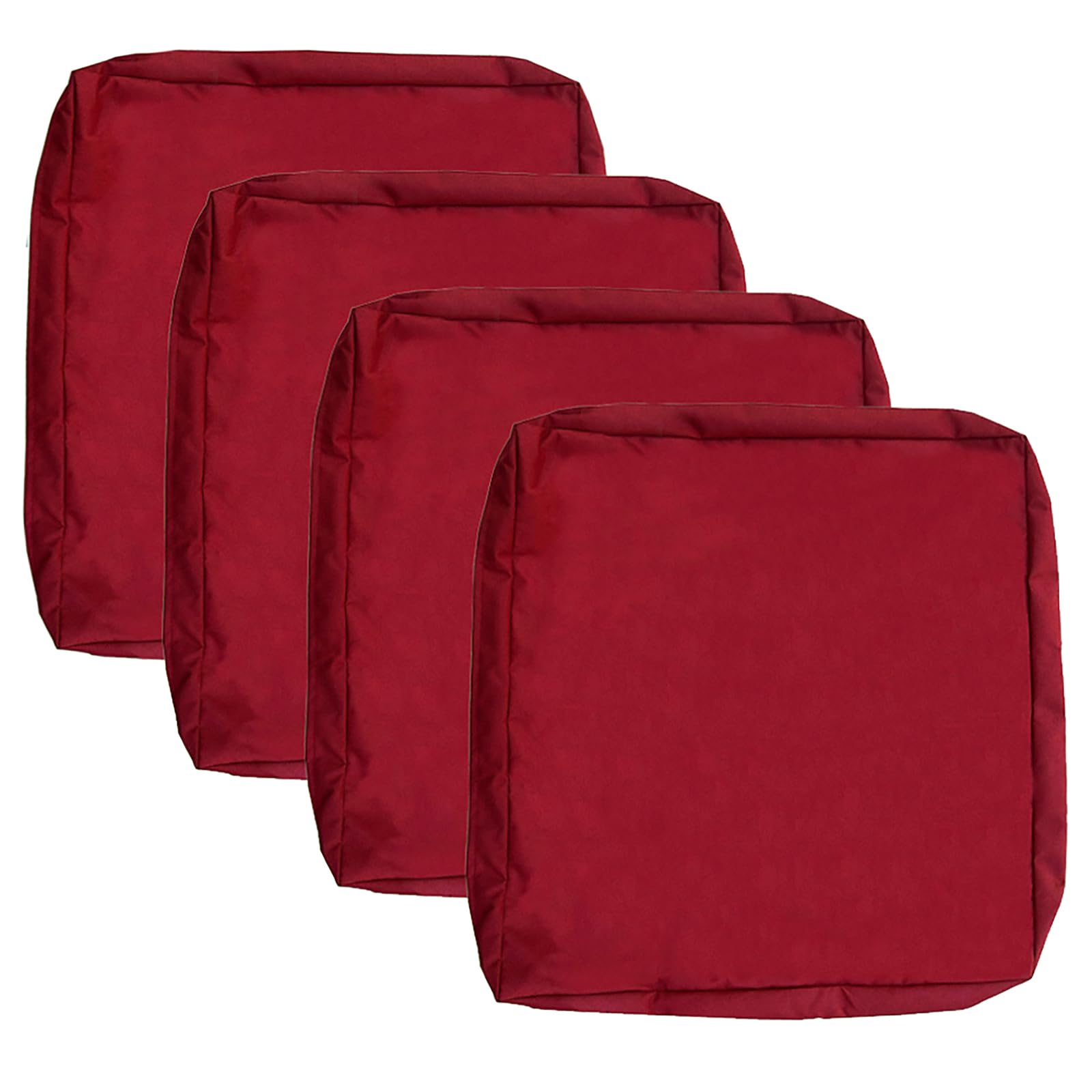 Sqodok Outdoor Cushion Covers 22X20, 4Pack Patio Cushion Covers Replacement Waterproof Cushion Seat Slicover For Sectional Sofa,