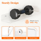 Lifewit Floating Shelves For Wall, 6 Pack 15' Clear Acrylic Shelf Room Decor For Book/Figures/Photo/Makeup In Bathroom, Book Shelf, Living Room, Bedroom, Kitchen Storage And Organization