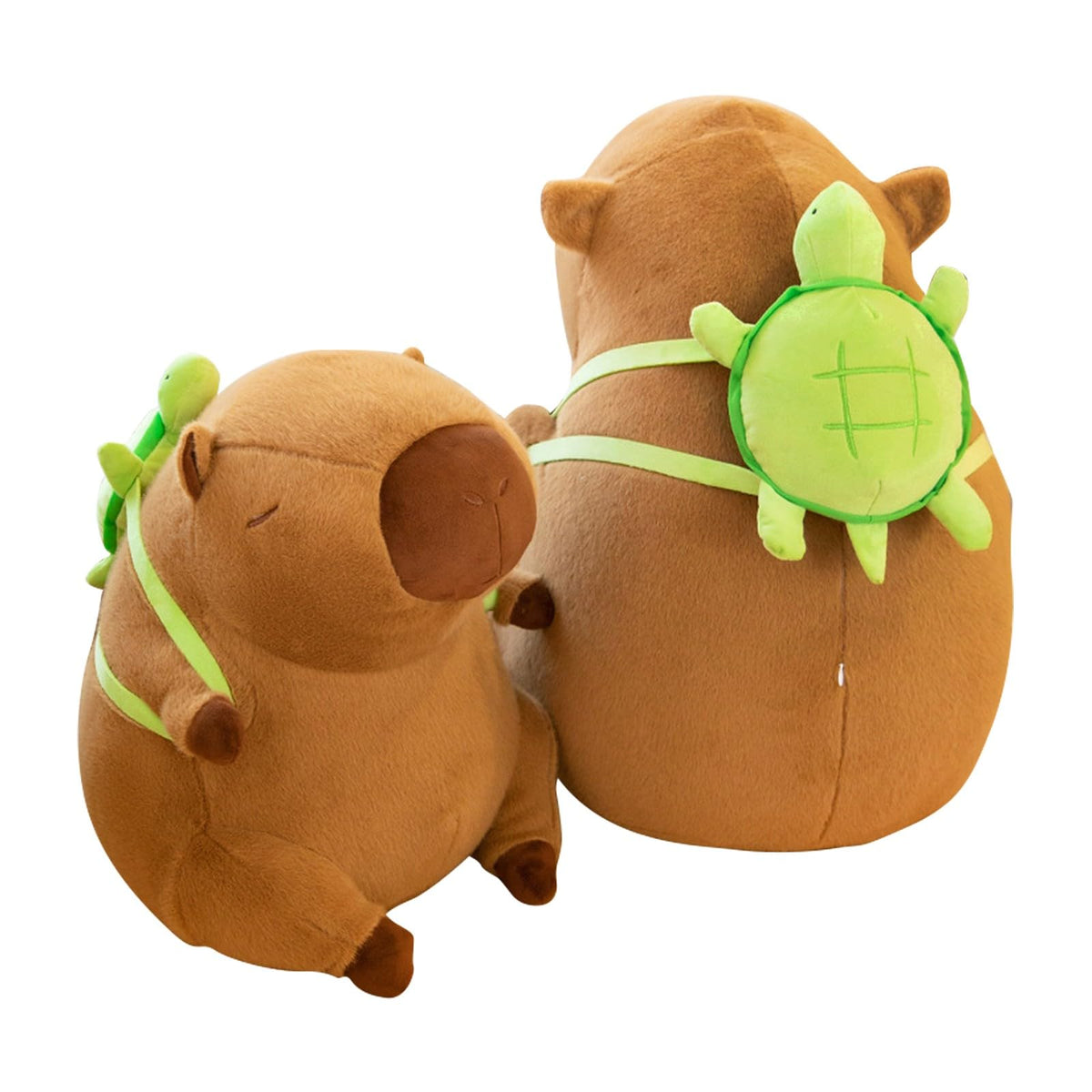 Shinuoer Capybara Plush Cute Capybara Stuffed Animal Kawaii Plush Toy With Turtle Backpack Capybara Gifts Cute Plush Pillow Birt