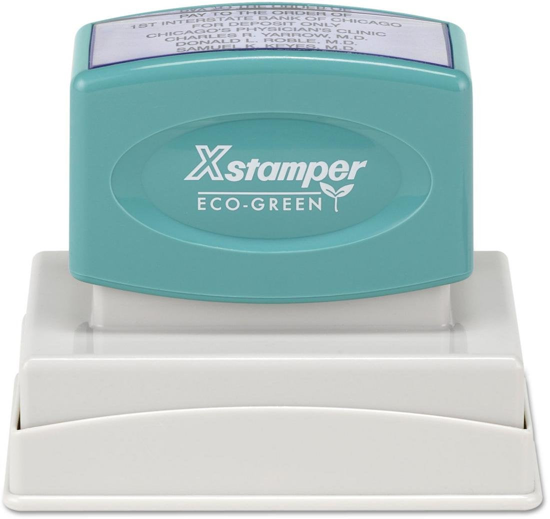 Xstamper N16 Pre-Inked Custom Stamp 1-1/2' X 2-1/2'
