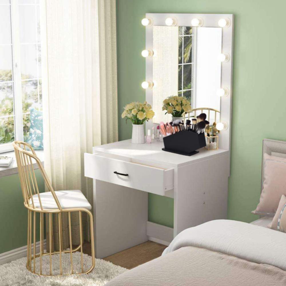 Gothvanity Coffin Brush Holder - Gothic Desk Organizer - Wooden Coffin Pen Holder -Spooky Decor For Bathroom, Living Room Or Bed