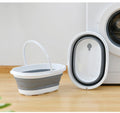 MosQuick Collapsible Laundry Basket with Handles, Foldable Pop Up Storage Bin and Laundry Bag, Portable Washing Tub for Clothes,