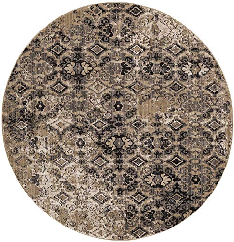 HomeRoots Decor 96' X 120' X 0.'5' Ivory/Beige Polypropylene Rug