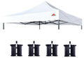 Scocanopy Commercial 8X8 Canopy Replacement Canopy Top,Canopy Cover Only (White)