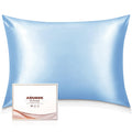 Adubor 100% Mulberry Silk Pillowcase For Hair And Skin With Hidden Zipper, Both Side 23 Momme Silk, 900 Thread Count (20X30Inch,