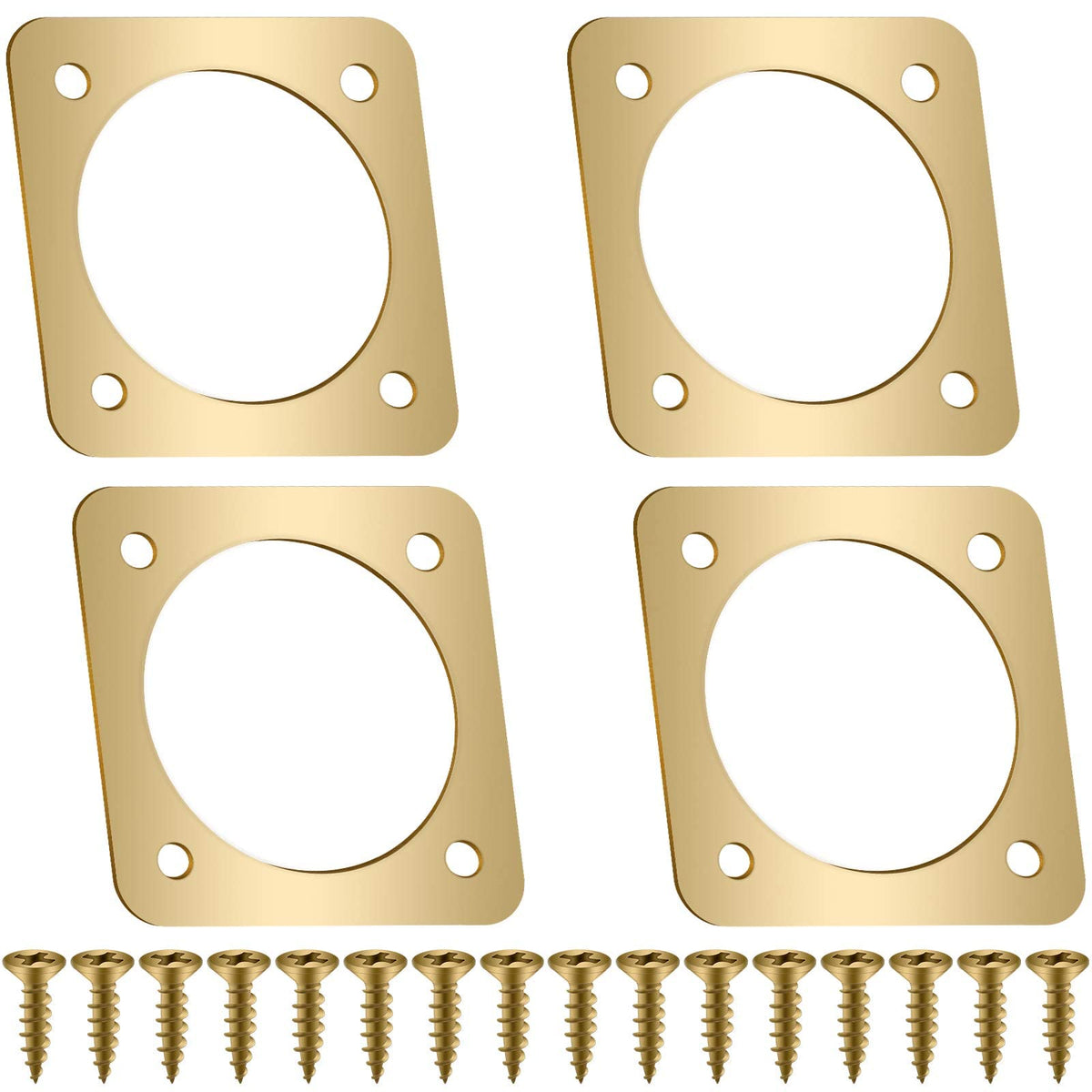 Metal Bird House Guard With Copper Portal For Eastern Bluebird Houses 1 1/2 Inch Opening (4 Pieces)