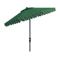 SAFAVIEH PAT8006H Outdoor Collection PAT8006 Umbrella, Hunter Green