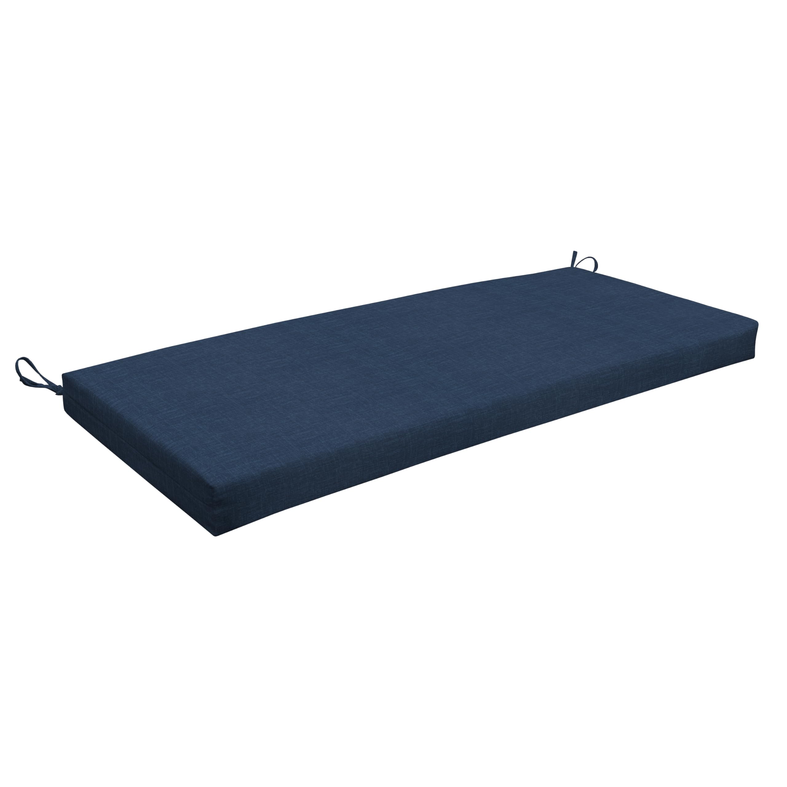 Honeycomb Essentials Outdoor Bench Cushion, 44' X 18', Hampton Texture Navy Patio Chair Cushion