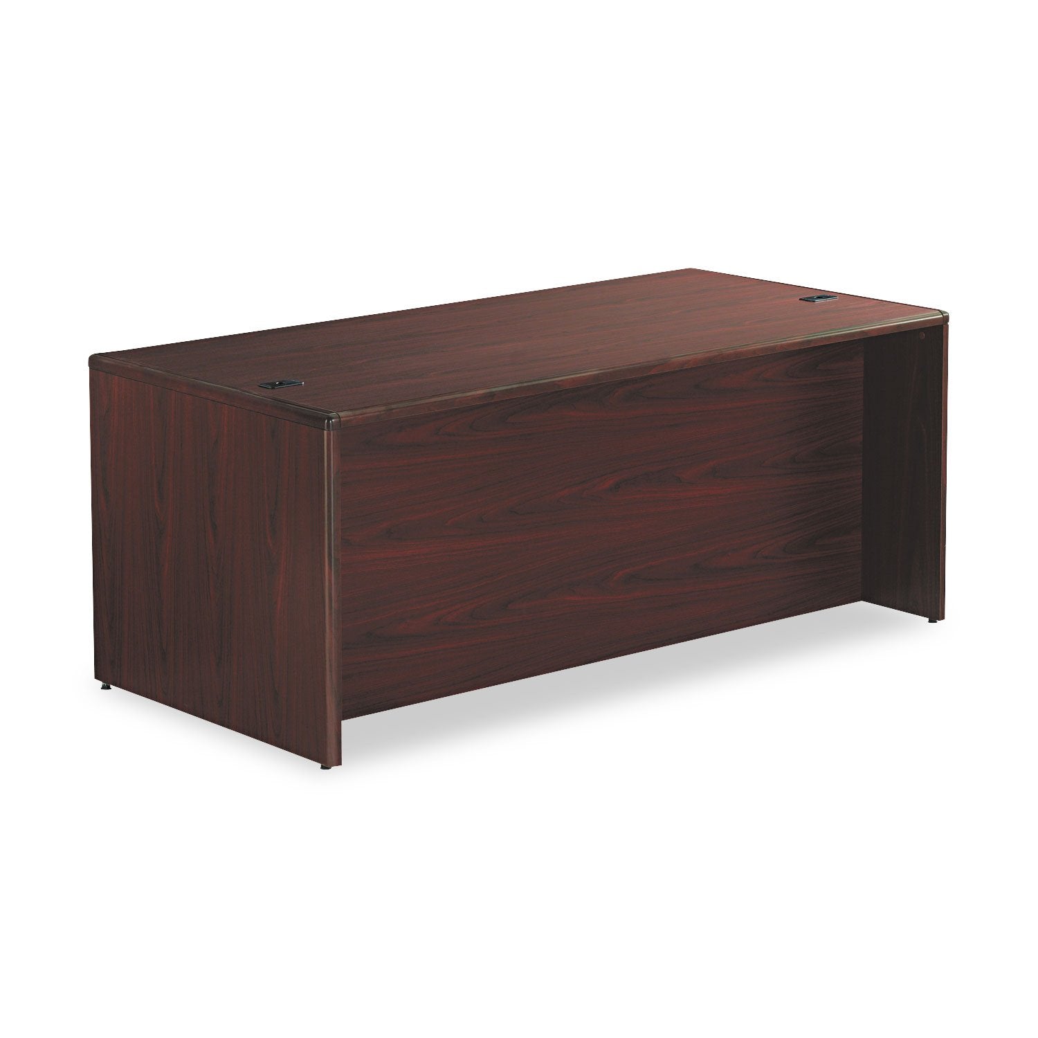 Hon 10785Rnn 10700 Series Single 3/4 Right Pedestal Desk, 72W X 36D X 29 1/2H, Mahogany