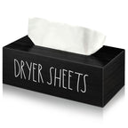 Dryer Sheet Holder Dispenser Container Dryer Sheet Storage Box for Laundry Room Decor Light Luxury Style Fabric Softener Dispens