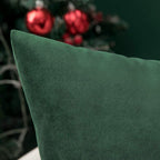 Miulee Christmas Velvet Soft Soild Decorative Square Throw Pillow Cover Cushion Case For Sofa Bedroom Car 18 X 18 Inch 45 X 45 Cm