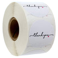 Thanks From The Heart Thank You Stickers / 1.5' Circle Thanks Labels / 500 Wedding Thank You Labels/Small Business Appreciation