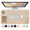 Leather Desk Pad, Mouse Pad, Non-Slip Desk Protector Mat, Leather Desk Blotter, Computer Desk Pad, Waterproof Desk Mat For Offic
