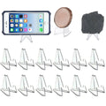 Pack of 5 Mini Clear Acrylic Easel Stands Coin Display for Pictures Party Accessories - Durable & Sturdy Design - Ideal for Home