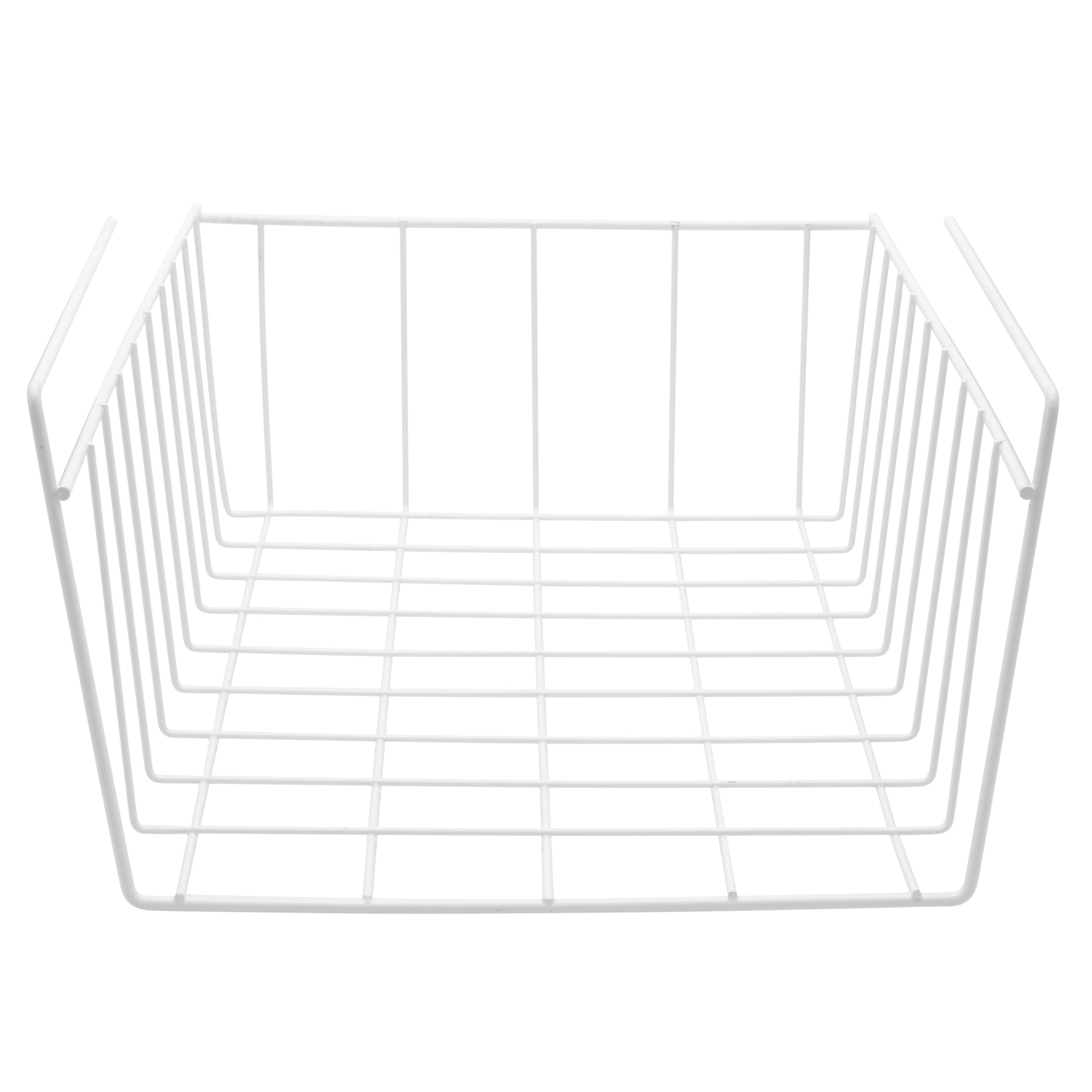 YBM Home Under Shelf Wire Basket Storage Organizer for Kitchen Pantry - Hanging Storage Cabinet Organizer Rack Adds Extra Storag