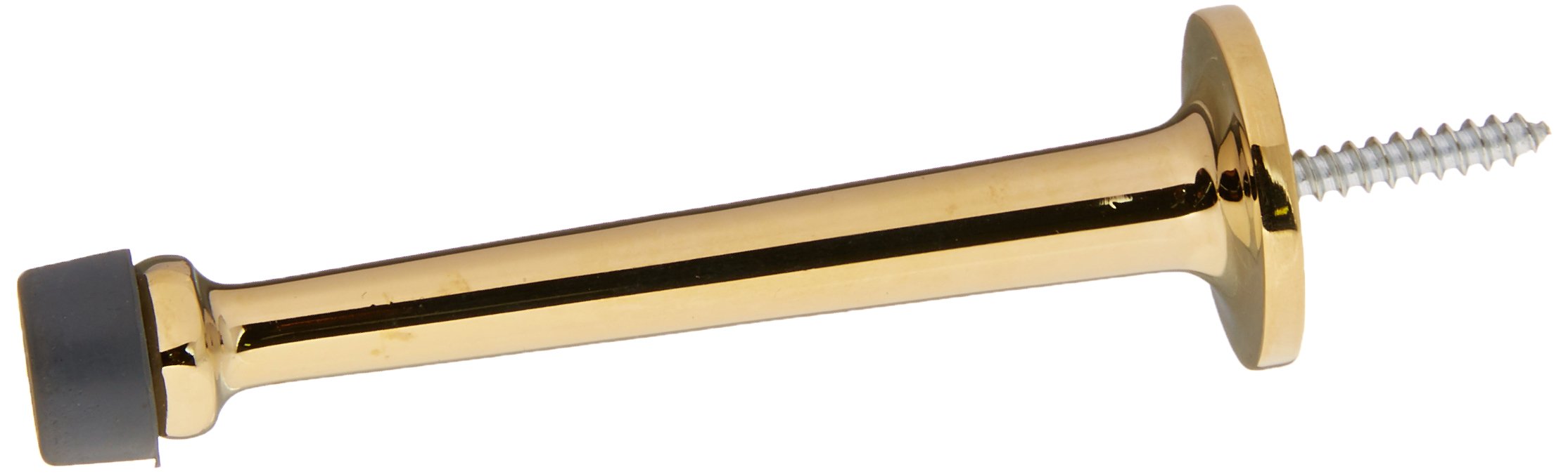 Deltana Bds425Cr003 Solid Brass 4-Inch Baseboard Door Bumper