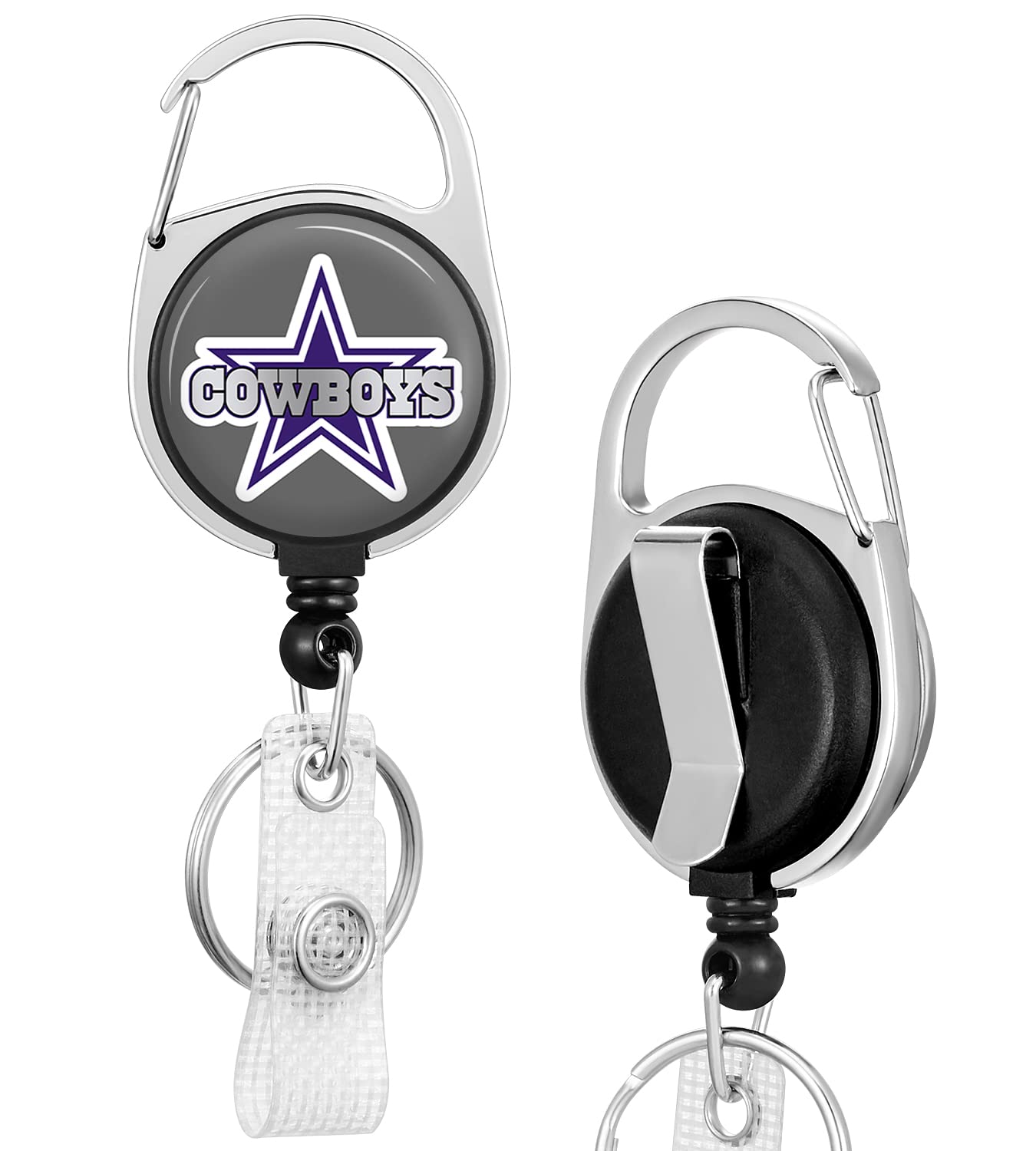 Badge Reels Holder Retractable Keychain Heavy Duty With Id Clip For Nurse Key Card Name Tag Unique Star Medical Work Office Key