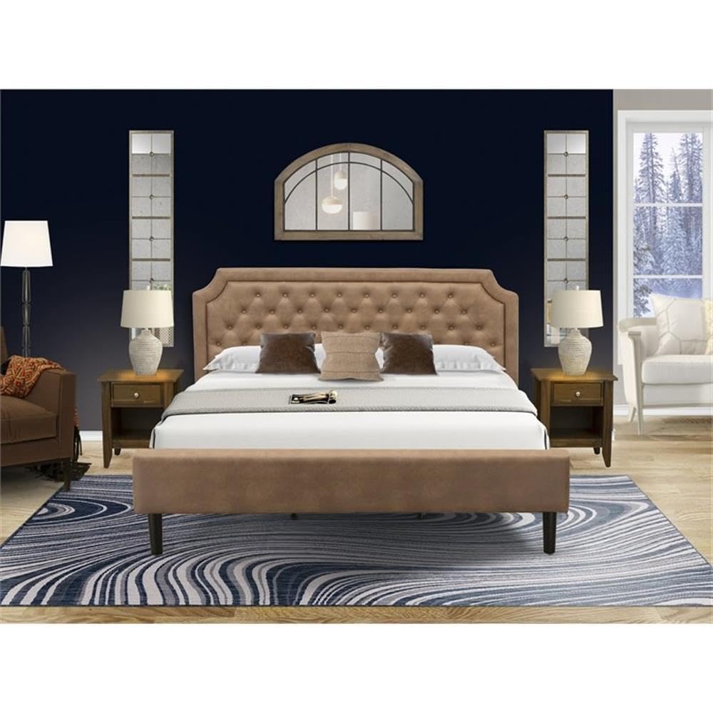 East West Furniture Granbury 3-Piece King Bedroom Set