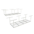 FLEXIMOUNTS 3x8 Overhead Garage Storage Rack,Adjustable Garage Storage Organization System,Heavy Duty Metal Garage Ceiling Stora