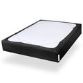 Box Spring Cover Twin Size, Alternates For Bed Skirt, Smooth And Elastic Woven Fabric Wrap Around 4 Sides Of The Box Spring, Wri