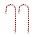 Haute Decor Candy Cane Stocking Holder (Classic 2-Pack) - Hang Your Christmas Stockings in Style - Lightweight Yet Holds Up to 1