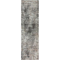 Alora Decor Swagger 2'3" X 7'7" Scroll Work Distress Taupe/Gray Area Rug