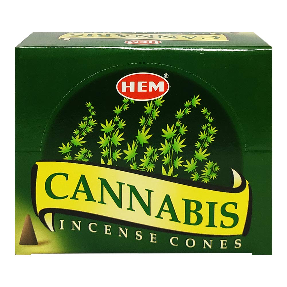 Cannabis Incense Cones And Cone Incense Burner Bundle Insence Insense Hem Incense