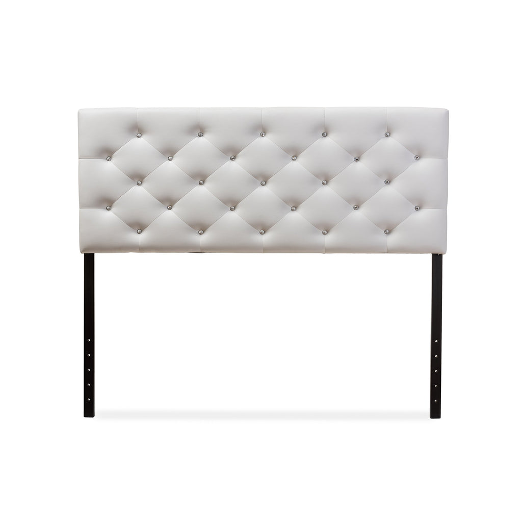 Baxton Studio Viviana Headboard, Queen, White